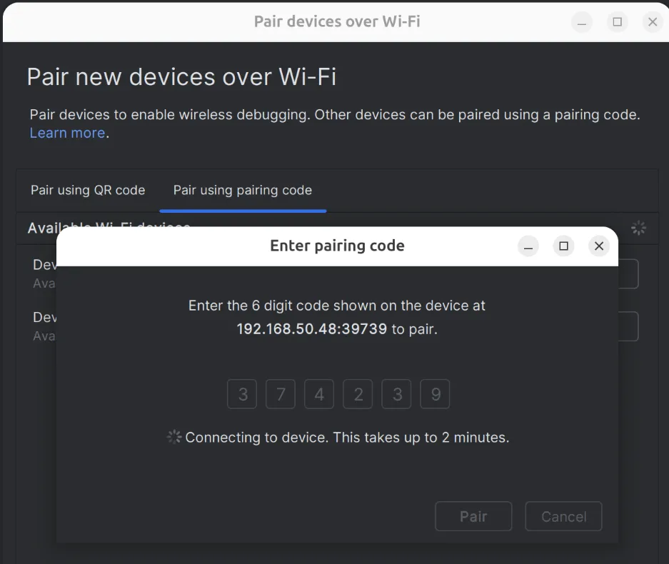 Android Studio failing to recognise the connected device