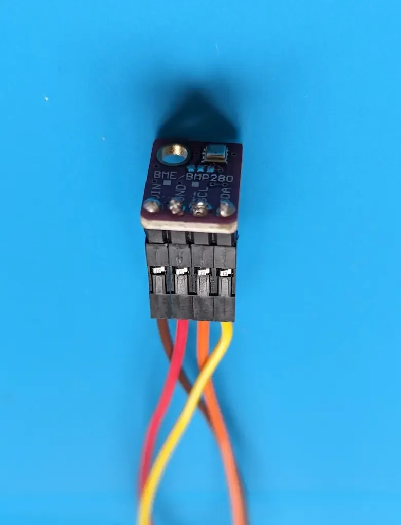 BME280 sensor used for temperature, humidity and pressure readings